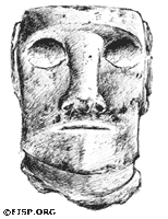 Illustration of Moai in Easter Island Graphic by rkawashima33 · Creative Fabrica