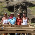 Field participants Ana Pakarati Icka, Rosa Ika Paoa, Vaiheri Tuki Haoa, and Tokerau Pakarati Icka.