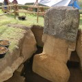 Back of statue RR-001-156 with emerging torso. © Easter Island Statue Project