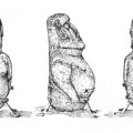 Figure 2 Drawing of statue MN-SAN-001 by Cristiàn Arèvalo Pakarati. © Easter Island Statue Project