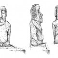 Figure 6 Drawing of statue MN-SAN-002 by Cristiàn Arèvalo Pakarati. © Easter Island Statue Project